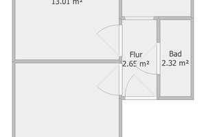 1. OG - Modernisierte 2-Zimmer Wohnung  in Hastedt – Alter Postweg 117, 28207 Hastedt, Bremen – Vorschaubild 12