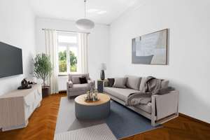 Sonnige und ruhige 2 Zimmer Altbauwohnung mit Parkett und Balkon in Gohlis Süd – 4155 Gohlis-Süd, Leipzig – Vorschaubild 12