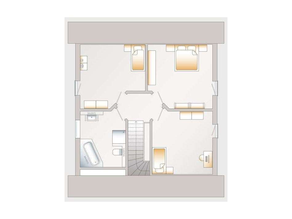 Grundriss DG / 65 m²