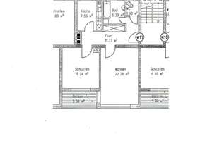 LET`S GO WEST  ** Helle 2 Zi. Wohnung - mit großem Balkon und Einbauküche** – Lessingstrasse 10, 93049 Westenviertel, Regensburg – Vorschaubild 9