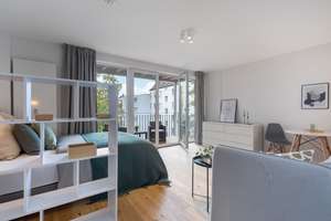 Möbeliertes 1-Zimmer-Apartment Eppendorf 1 Jahr befristet  – Tarpenbekstraße 62, 20251 Eppendorf, Hamburg – Vorschaubild 2