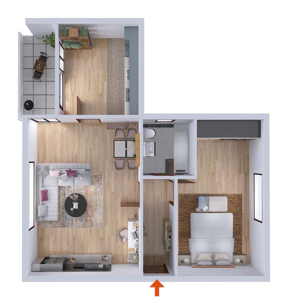 2-Zimmer-Wohnung * 56qm * Balkon * Innenstadtlage von Landau 