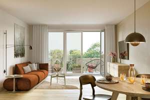 WE85 – Clevere 2-Zimmer-Wohnung im 1. Obergeschoss mit außergewöhnlich großem Wohnbereich und Balkon