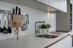 Möbliert: Top möblierte Wohnung im FRIENDS-Tower – Die vollständige Adresse der Immobilie erhältst du vom Anbieter., 80639 Nymphenburg, München – Vorschaubild 6
