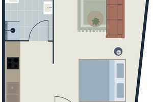 Perfekt für Senioren: 1-Zimmer-Wohnung mit elektrischen Rolläden & ebener Dusche in Hagen (05-101) – Rembergstraße 12, 58095 Hagen – Vorschaubild 5