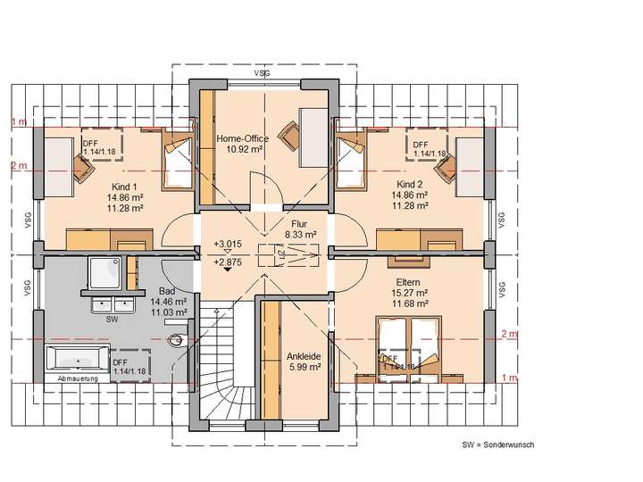 Grundriss Dachgeschoss