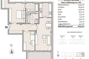 Attraktive 3-Zi.-Wohnung mit Einbauküche nahe U3, BMW & Olympiapark – Am Oberwiesenfeld 21, 80809 Am Riesenfeld, München – Vorschaubild 18