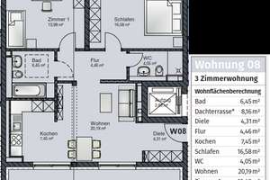 Hochwertige 3-Zimmer-Wohnung im Herzen Königsdorfs – Aachener Straße 612-614, 50226 Frechen – Vorschaubild 25