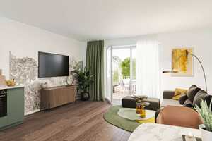 PANDION COSY: 2-Zimmer-Wohnung mit Balkon in grüner Umgebung nahe quirligen Pauliplatz – Köln – Vorschaubild 2