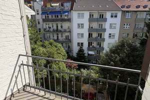 Düsseltal - 2 Raum Altbau Wohnung mit hohen Decken und Balkon – Ahnfeldstraße 83, 40239 Düsseltal, Düsseldorf – Vorschaubild 8