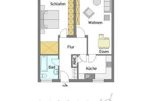 Zentral gelegene 2-Zimmer-Wohnung in Mülheim-Winkhausen mit WBS – Aktienstr. 200-204, 45473 Altstadt II, Mülheim an der Ruhr – Vorschaubild 10
