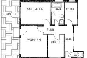 Freundliche 2,5-Zimmer-Wohnung mit Terrasse und Garten in idyllischer Wohnlage – Die vollständige Adresse der Immobilie erhältst du vom Anbieter., 57076 Weidenau, Siegen – Vorschaubild 6
