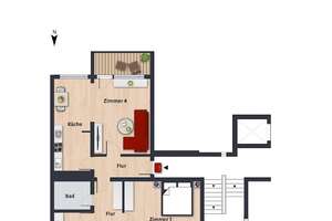 Familienwohnung sucht Sie als neuen Mieter // 5.OG li. – John-F.-Kennedy-Allee 63, 38444 Detmerode, Wolfsburg – Vorschaubild 4