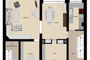 Großzügiges Reihenendhaus mit Einliegerwohnung und herrlichem Südwest Garten – 51105 Poll, Köln – Vorschaubild 23