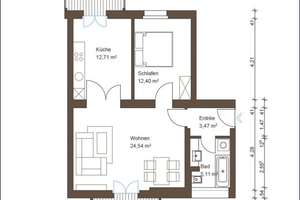 Neue Hofgärten -Traumhaft schöne 2-Zimmer-Wohnung mit 2 Balkonen & PKW-Stellplatz – 67063 Nord-Hemshof, Ludwigshafen am Rhein – Vorschaubild 17