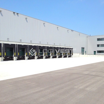 Projektierter Neubau eines Logistikzentrums direkt an der A4