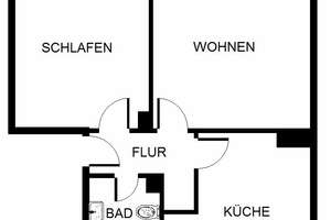 stadtnahe, sanierte, top aufgeteilte 2-Zimmer-Wohnung – Wattenscheider Str. 49, 44793 Kruppwerke, Bochum – Vorschaubild 3