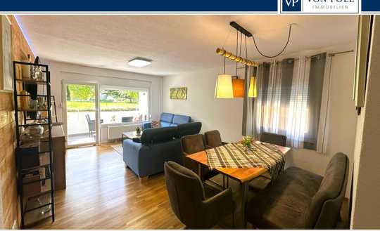 Stilvoll Wohnen im Grünen - Modernisierte 3-Zimmer Wohnung mit Loggia & Garage!