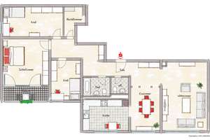Große Wohnung für die Familie mit Loggia und Panoramablick – 67069 Pfingstweide, Ludwigshafen am Rhein – Vorschaubild 13