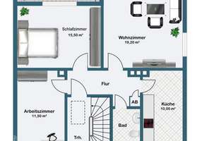 Großzügiges Reihenhaus mit Ausbaureserve im Dachgeschoss in besonders beliebter Lage – Die vollständige Adresse der Immobilie erhältst du vom Anbieter., 38124 Stöckheim-Leiferde, Braunschweig – Vorschaubild 18