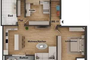 DG-Traum mit Balkon & XXL-Wohnzimmer in Duisburg-Röttgersbach – Kaiser-Friedrich-Straße 223, 47167 Röttgersbach, Duisburg – Vorschaubild 12