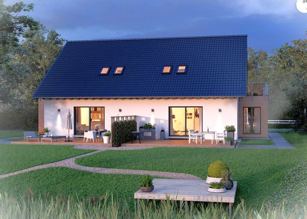 Immobilie in Rottenbuch - Dein Familien- und Kinderparadies - 139m² DHH mit großem Garten in Rottenbuch - Bild 0