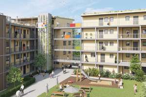 Vertriebsstart CURD :  5 Zimmer- Familienwohnung mit Balkon und viel Platz  = 102 m² – Curd - Jürgens - Straße 8, 89231 Neu-Ulm – Vorschaubild 4