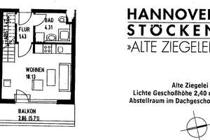 attraktive 2-Zimmer Maisonettewohnung in Uni Nähe in Stöcken – Stöckener Straße 89, 30419 Stöcken, Hannover – Vorschaubild 3