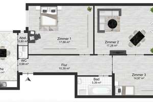 Provisionsfrei – Charmante 3-Zimmer-Wohnung mit Kachelofen & Balkon in gefragter Lage – Falkenried 71, 20251 Hoheluft-Ost, Hamburg – Vorschaubild 20
