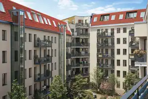 Neubau trifft Lebensqualität: 4 Zimmer, zwei Bäder, Aufzug & sonniger Balkon zum ruhigen Innenhof – Holteistraße 5a, 10245 Berlin – Vorschaubild 1