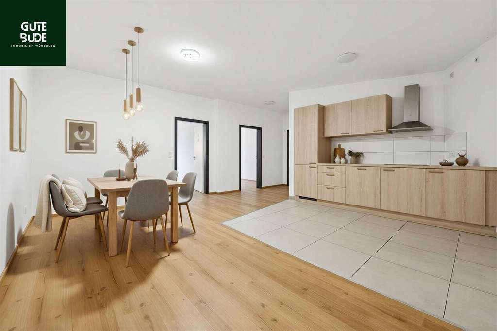 Immobilie in Zellingen - Ihr neues Zuhause: Großzügige 3-Zimmer-Wohnung in Zellingen - Bild 0