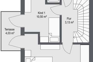 NEUBAU KfW-55 - Geräumiges Reihenendhaus über vier Ebenen!!! – Die vollständige Adresse der Immobilie erhältst du vom Anbieter., 84186 Vilsheim – Vorschaubild 4
