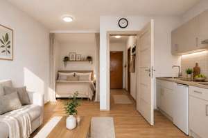 Kompakte 1-Zimmer-Wohnung mit Außenstellplatz und Gestaltungspotenzial – Die vollständige Adresse der Immobilie erhältst du vom Anbieter., 68794 Oberhausen-Rheinhausen – Vorschaubild 4