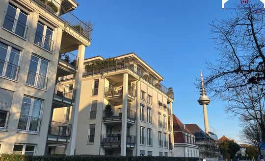 MA-Oststadt, Bestlage: Barrierefreie, luxuriöse 3-Zimmer Wohnung, Terrasse, Garten