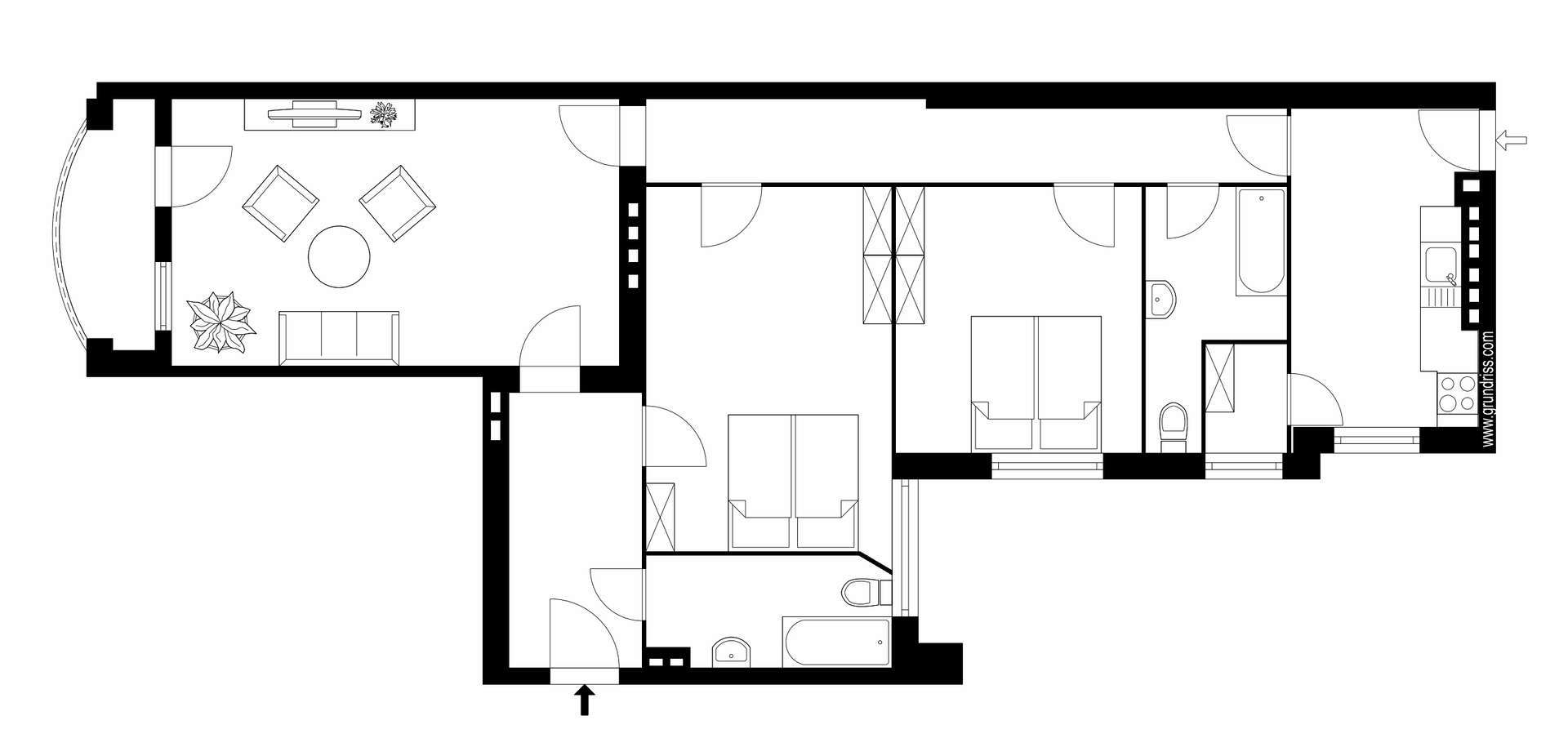vermietete 3 Zi-Whg in gefragter, ruhiger Lage!, Berlin – Bild 3