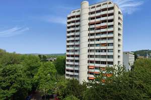 Traumblick vom 10. OG, 3 Zimmer, 2 Balkone – sofort frei ! – Schinnrainstrasse 15, 76227 Durlach, Karlsruhe – Vorschaubild 2
