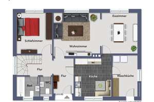 Schönes Familiendomizil mit Vollkeller und Garage - ein Haus mit Charme in einem Ort mit Charakter – Die vollständige Adresse der Immobilie erhältst du vom Anbieter., 24809 Nübbel – Vorschaubild 35