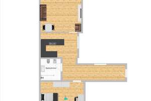 Sanierte 2-Zimmer-Wohnung mit EBK und Balkon in Wiesbaden-Mitte – Kaiser-Friedrich-Ring 39, 65185 Südost, Wiesbaden – Vorschaubild 9