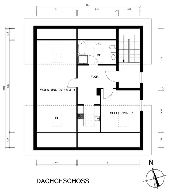 Grundriss 2D DG