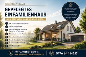 Gepflegtes Einfamilienhaus in ruhiger Wohnlage von Bad Iburg – Die vollständige Adresse der Immobilie erhältst du vom Anbieter., 49186 Bad Iburg – Vorschaubild 1