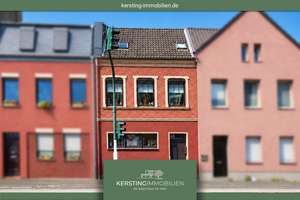 Krefeld-Uerdingen! Hübsches Altbau-Stadthaus mit historischer Rotklinkerfassade und sonnigem Garten!