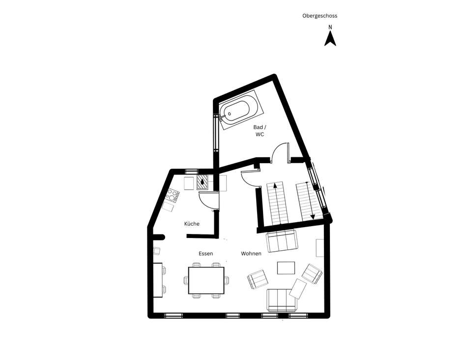 Grundriss Obergeschoss