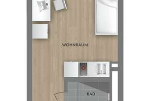 Möbliertes Apartment mit Balkon; NUR für Studenten und Auszubildende! – Floriansmühlstr. 20, 80939 Obere Isarau, München – Vorschaubild 16
