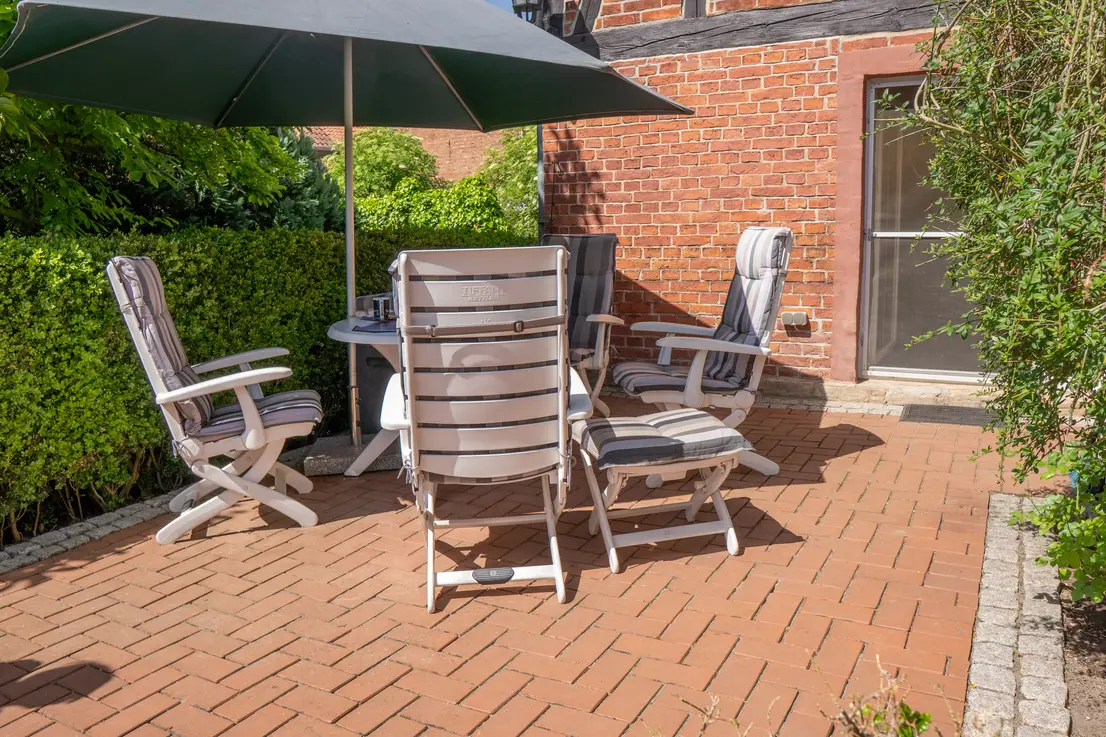 Terrasse am Wohnhaus