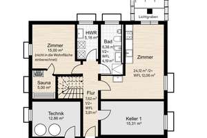 Breitbrunn am Chiemsee-Lichtverwöhnte 5-Zimmer-Maisonette mit 3 Bädern, Sauna, 796 m² Garten – Die vollständige Adresse der Immobilie erhältst du vom Anbieter., 83254 Breitbrunn am Chiemsee – Vorschaubild 23