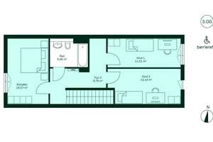 Maisonettewohnung mit Balkon und zwei Bädern – Lilli-Marx-Straße 2, 40597 Benrath, Düsseldorf – Vorschaubild 13