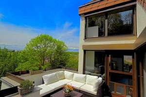  3,5-Zi-Penthouse-Maisonette im Dachgeschoss: Galerie, große Süd-Dachterrasse, Balkon, Panoramablick