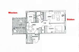 Gepflegte 2,5-Zi.-Wohnung mit 17 m² Dachterrasse und Domblick im mittleren Westen – 93049 Westenviertel, Regensburg – Vorschaubild 15