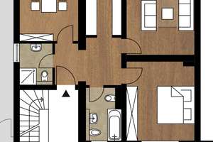 Moderne ruhige 3-Zimmer-Wohnung zentral in Leverkusen mit Balkon und Allgemeingarten – Die vollständige Adresse der Immobilie erhältst du vom Anbieter., 51373 Wiesdorf, Leverkusen – Vorschaubild 21