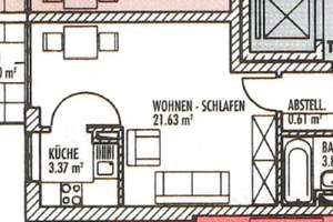 4,7% Rendite - vermietete 1-Zimmer Wohnung mit Balkon im 1.OG – Die vollständige Adresse der Immobilie erhältst du vom Anbieter., 14476 Fahrland, Potsdam – Vorschaubild 3